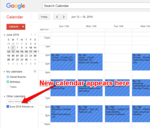 google calendar euro 2016